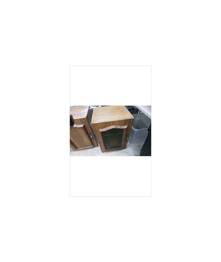 MEUBLE HAUT 1 PORTE VERRE