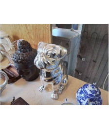 PETIT CHIEN DECO EFFET CHROMÉ 