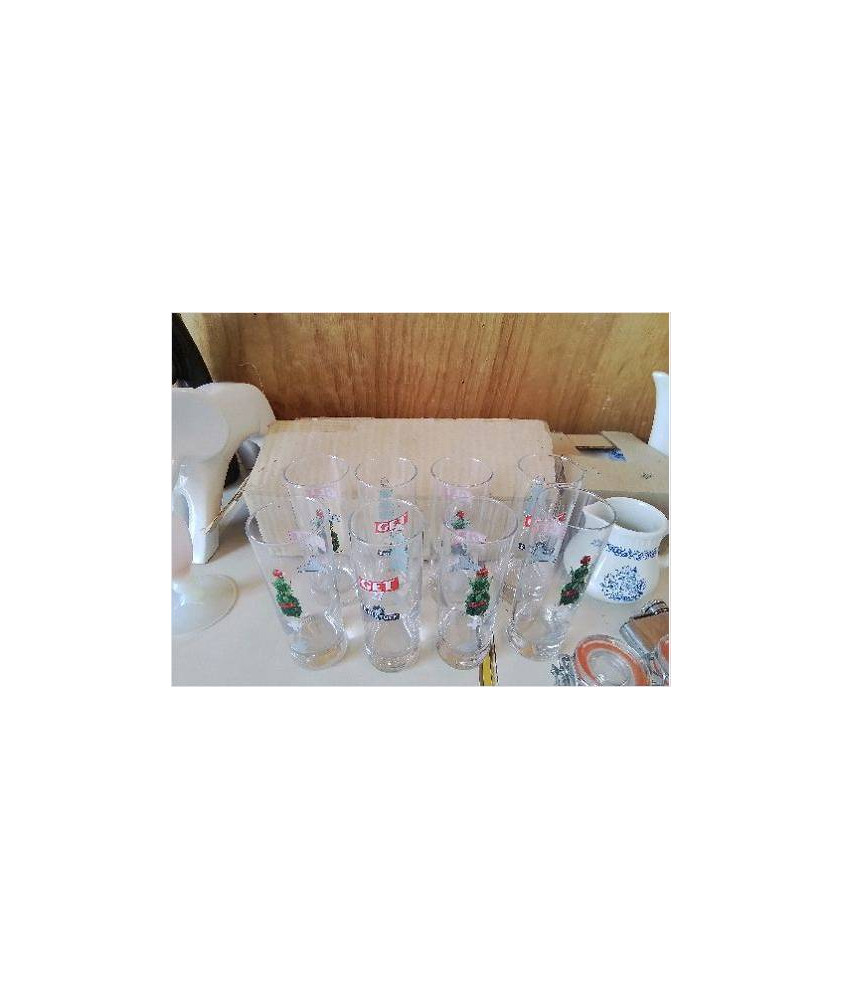 LOI DE 8 VERRE PUBLICITAIRE 