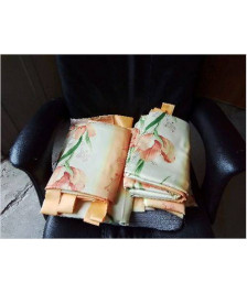 PAIRE RIDEAU MOTIF FLORAL 