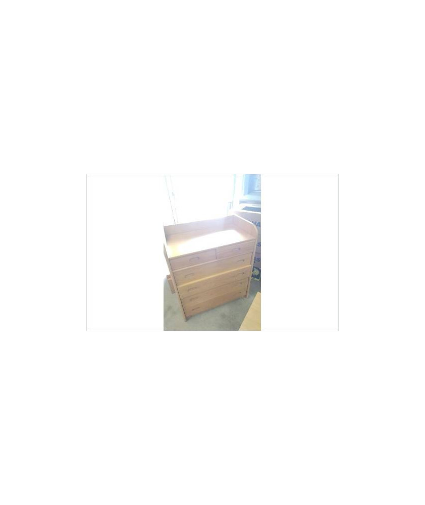 COMMODE PIN 6 TIROIRS 