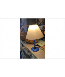 LAMPE A POSER PIED METAL BLEU