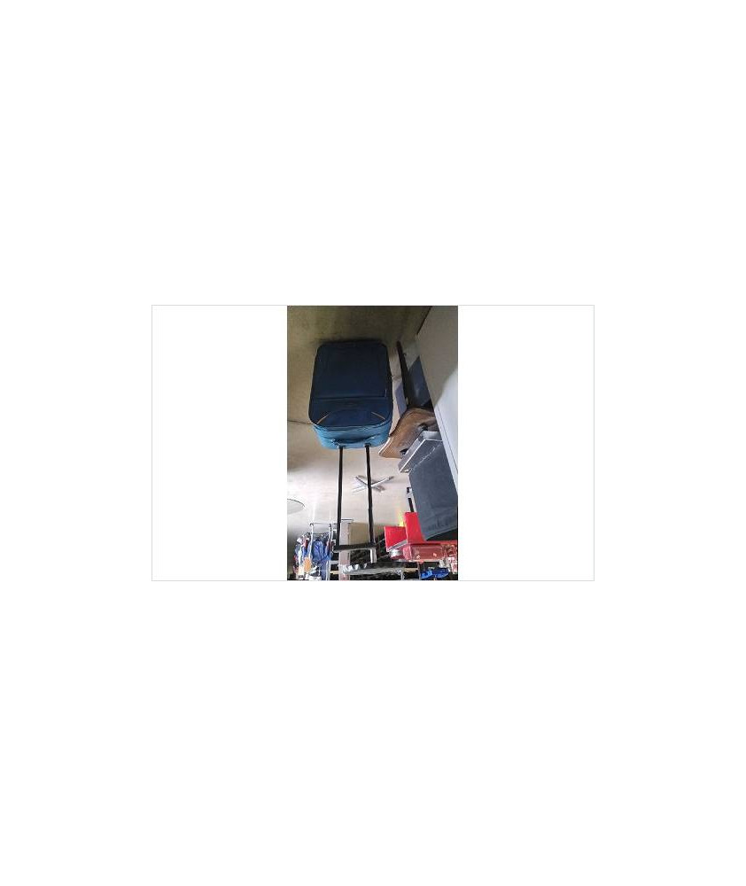 VALISE TISSU BLEUE