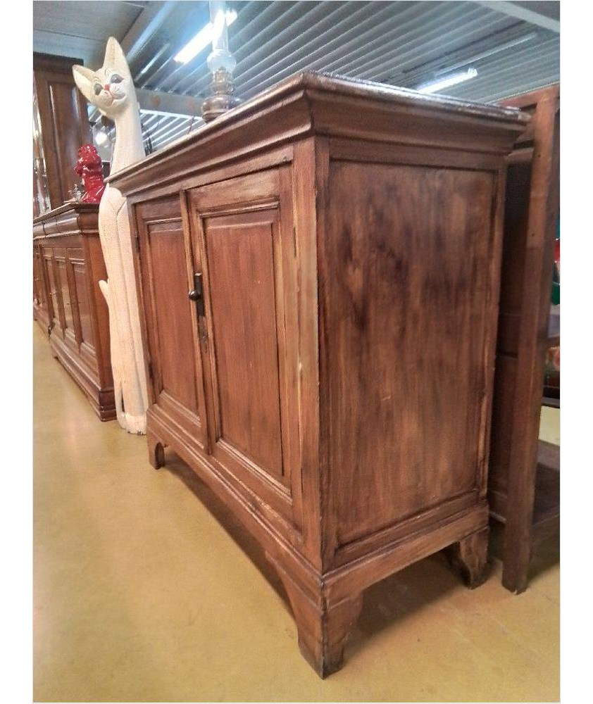 ARMOIRE 2 PORTES BOIS BLANC