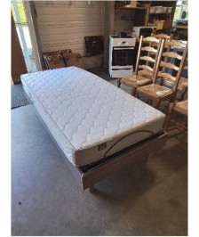 SOMMIER ÉLECTRIQUE AVEC MATELAS CROWN BEDDING 90X200CM