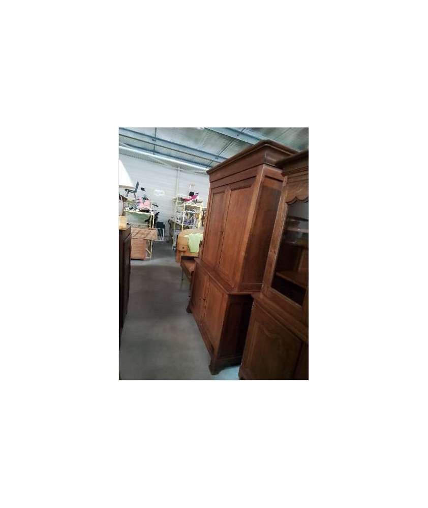 BUFFET 4 PORTES BOIS CLAIR MOULURÉ LOUIS PHILIPPE 