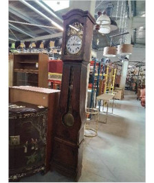 HORLOGE DE PARQUET BOIS EN L\'ÉTAT 