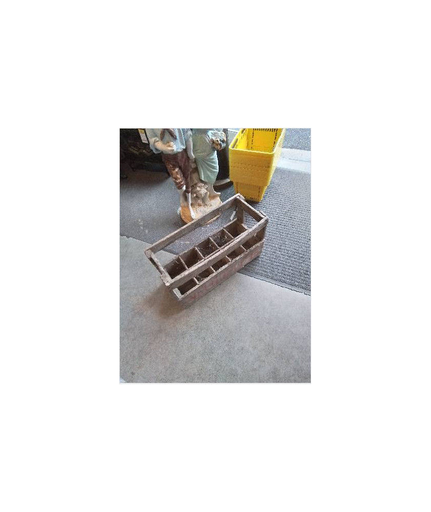 CASIER A BOUTEILLES BOIS MILIEU XXE