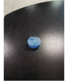 BOITE A L OISEAU VERRE TEINTÉ BLEU