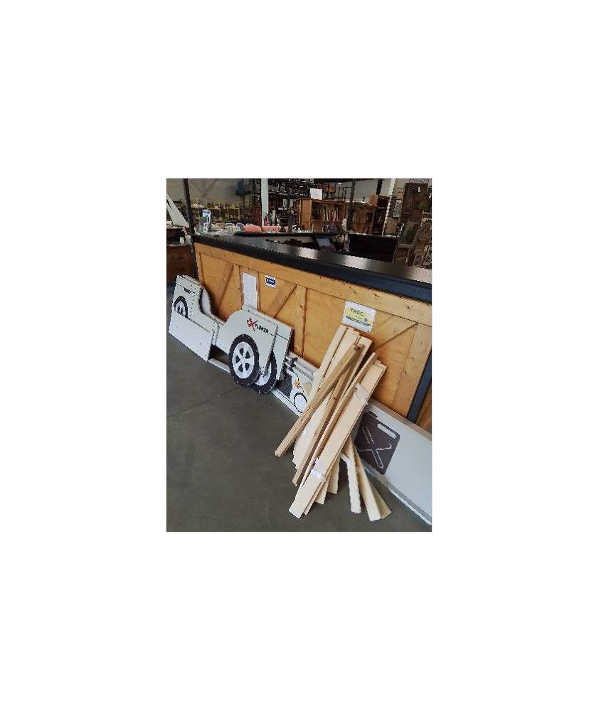 LIT ENFANT BOIS VOITURE EXPLORER 90X190