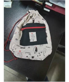 SAC A DOS TISSU CHAT 