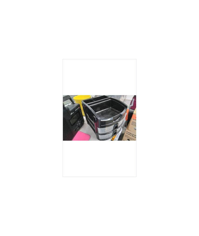 RANGEMENT 2 TIROIRS PLASTIQUE MINI - BUREAU