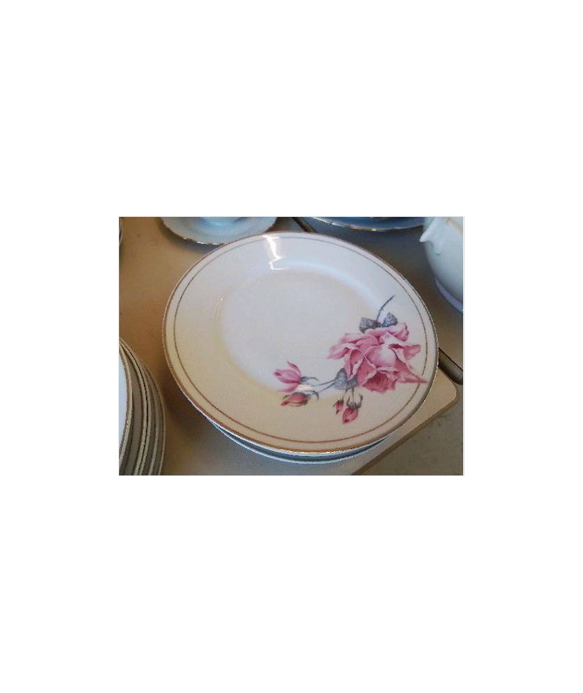 LOT DE 4 ASSIETTES EN PORCELAINE 