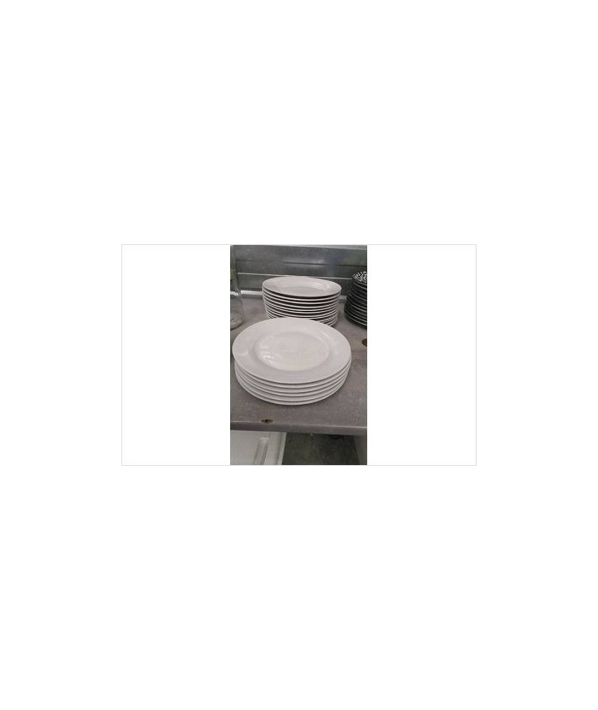 ASSIETTES BLANCHES X6 
