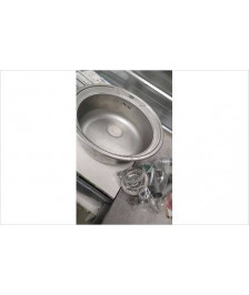 EVIER INOX ROND + ACCESSOIRES