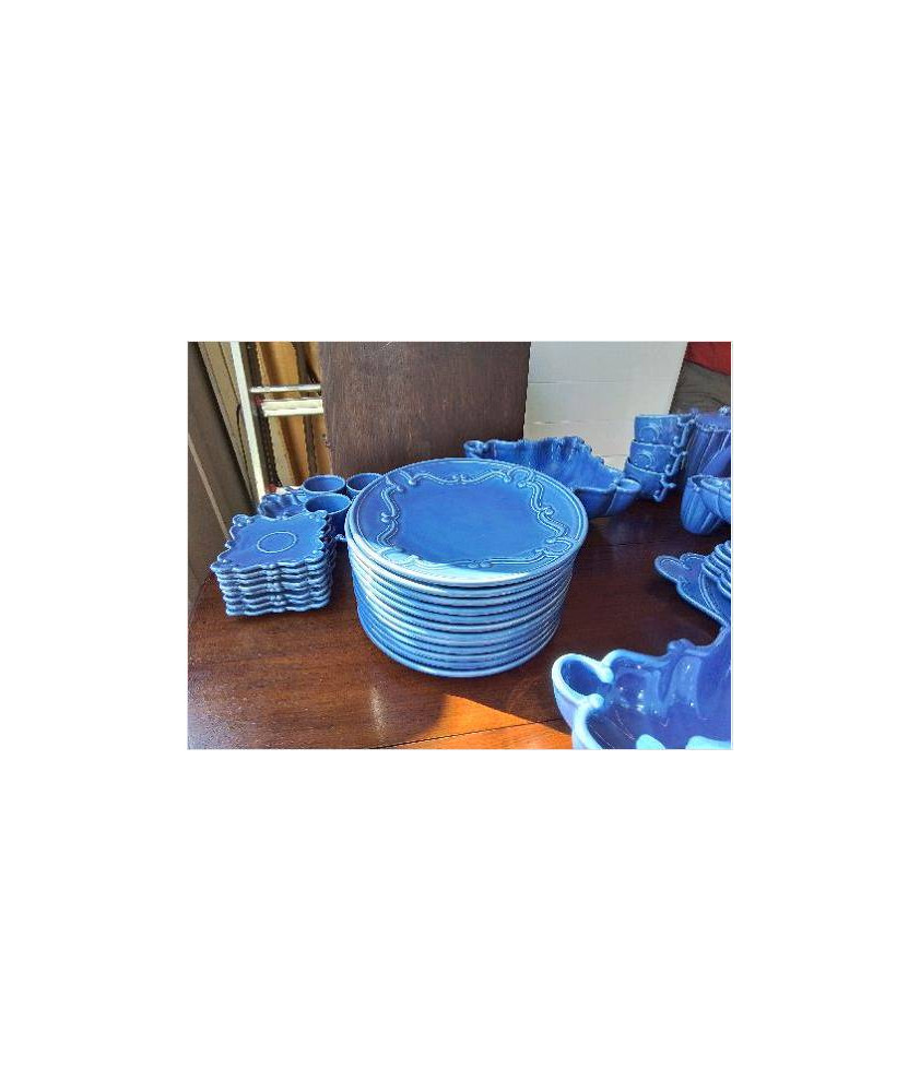 LOT DE 6 ASSIETTES PLATES ANTHEOR