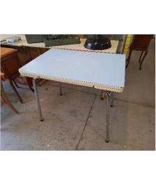 TABLE FORMICA BLEU 