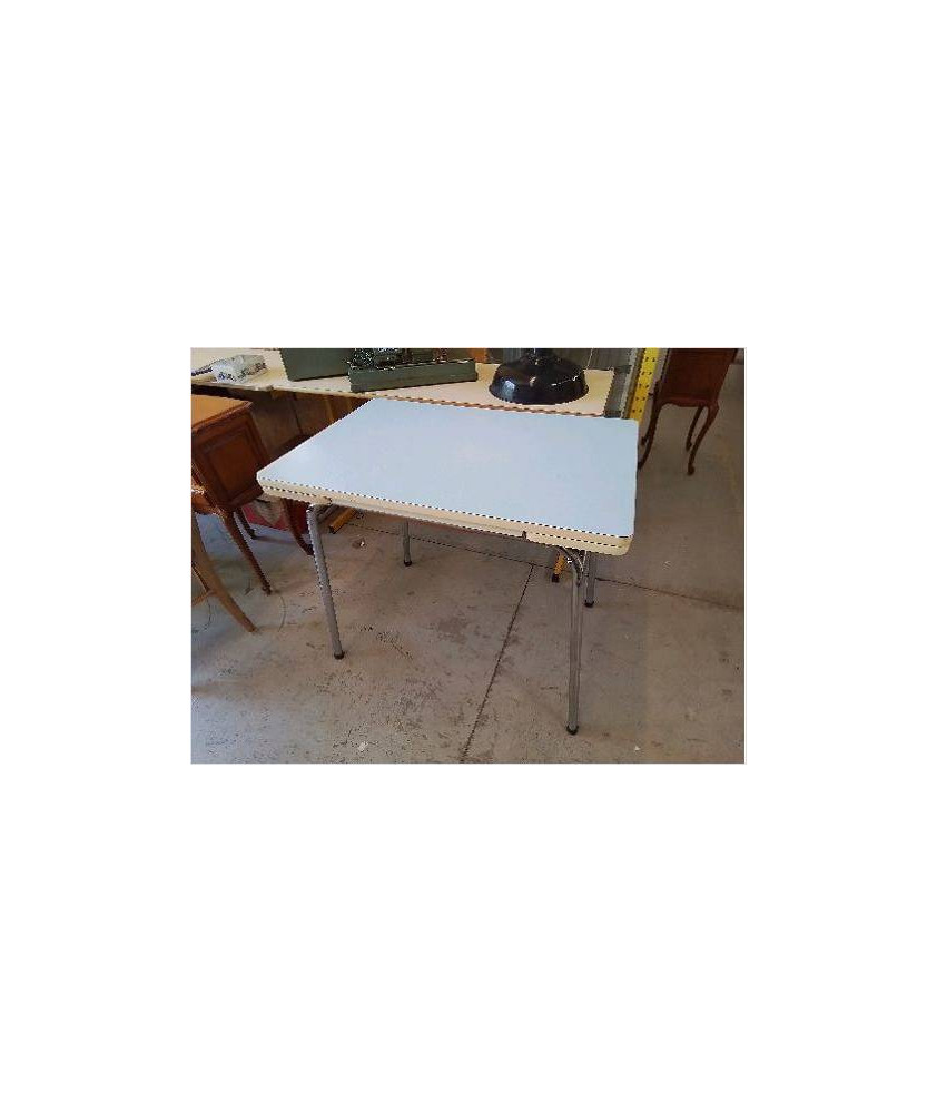 TABLE FORMICA BLEU 