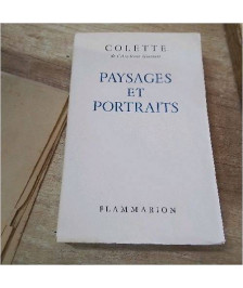 LIVRE COLETTE PORTRAITS ET PAYSAGE