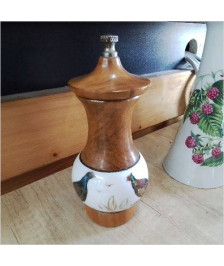 MOULIN A POIVRE DECOR OISEAUX 