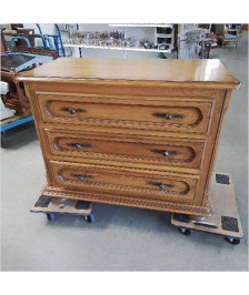 COMMODE RUSTIQUE 3 TIROIRS 