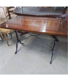 TABLE BISTROT PLATEAU BOIS