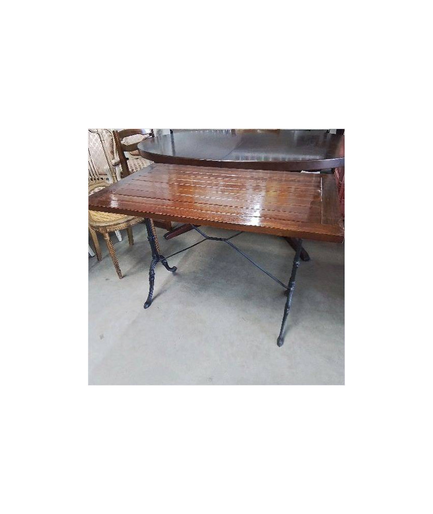 TABLE BISTROT PLATEAU BOIS