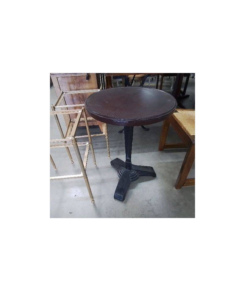 TABLE BISTROT RONDE ART DECO