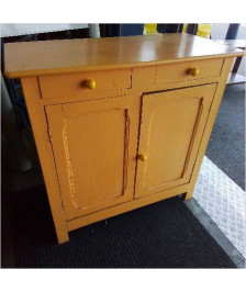BUFFET PARISIEN ORANGE 2 PORTES 2 TIROIRS 