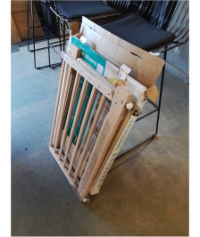 BARRIÈRE DE SÉCURITÉ ENFANT BOIS CLAIR BÉBÉ 9