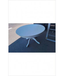 TABLE RONDE BLANCHE SANS RALLONGE 