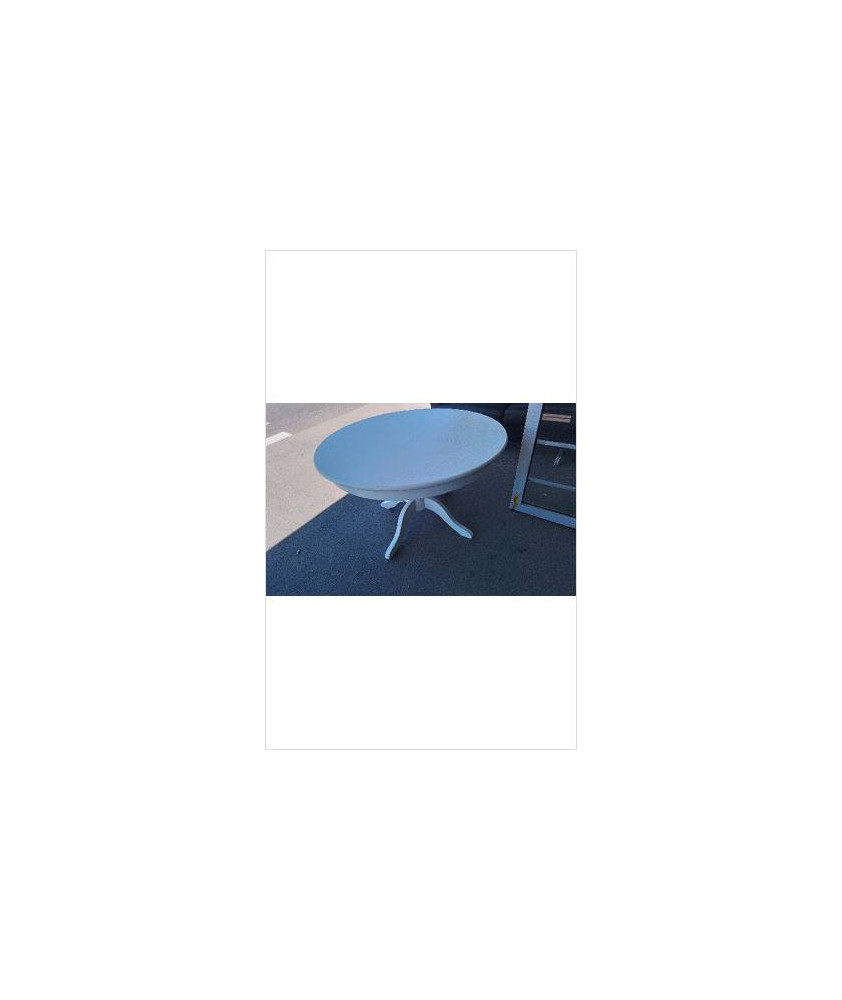 TABLE RONDE BLANCHE SANS RALLONGE 