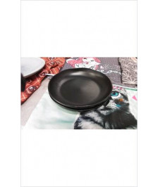 ASSIETTES CREUSES NOIRES X2 