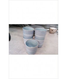 TASSES BLEUES X5 