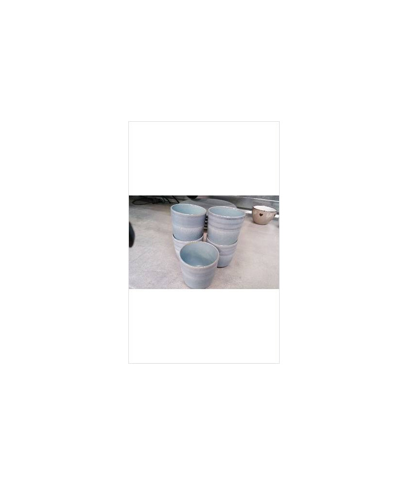 TASSES BLEUES X5 