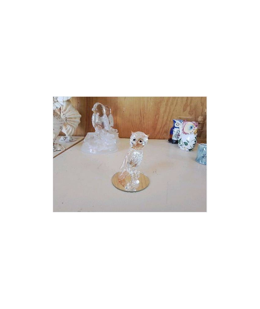 CHOUETTE EN VERRE 