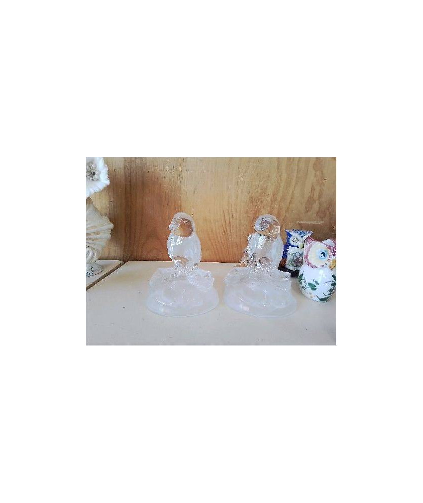 CHOUETTE EN VERRE 