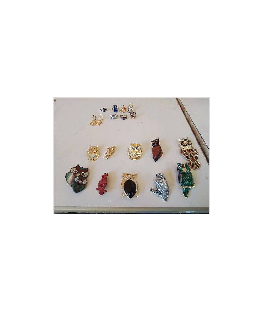 CHOUETTE BROCHE 