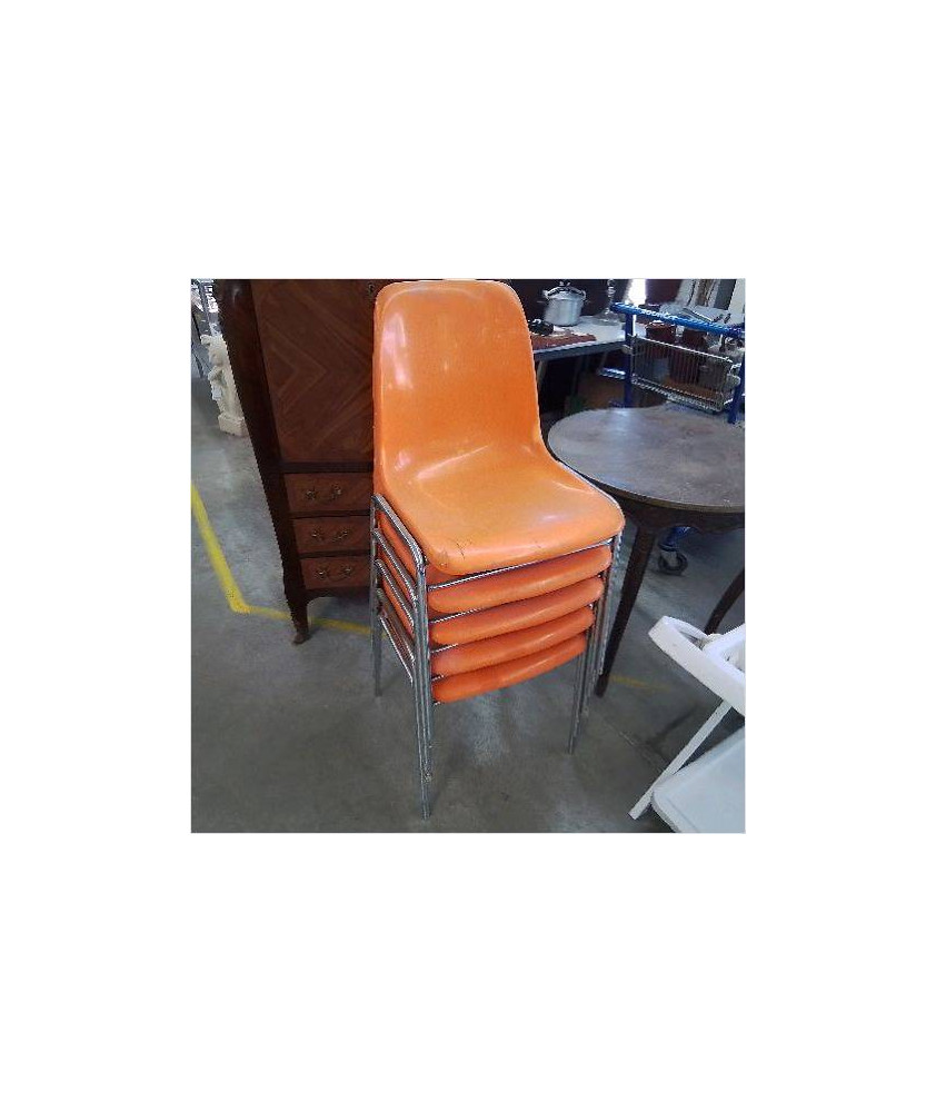 CHAISE ORANGE 