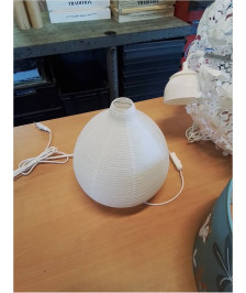 LAMPE A POSER PAPIER DE RIZ MÉTAL 