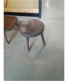 PORTE PLANTE ROND BOIS TRIPODE