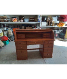 BUREAU RIDEAU EN PIN 