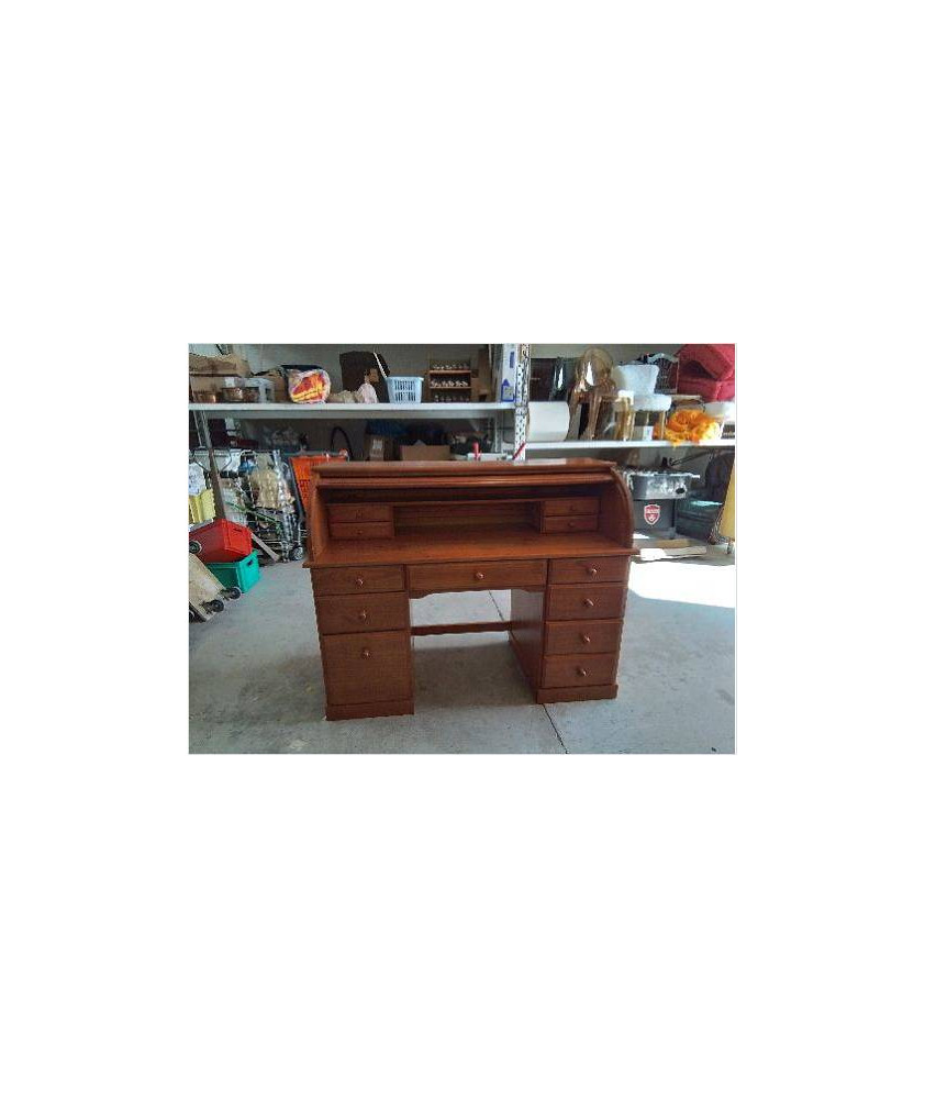 BUREAU RIDEAU EN PIN 