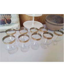 LOT DE 9 VERRES A COGNAC