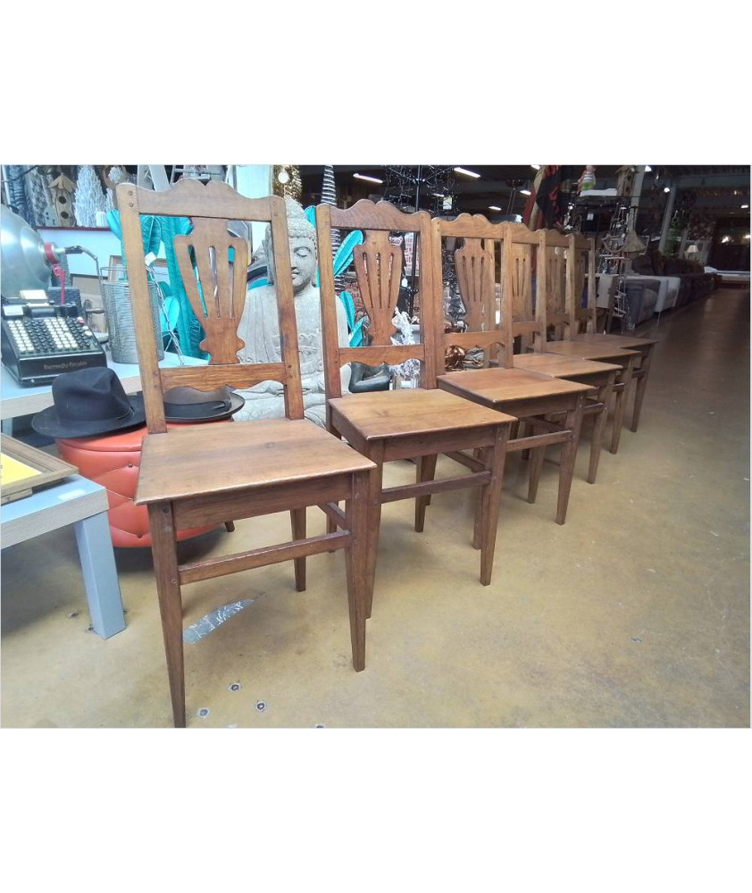 CHAISES LOT DE 6