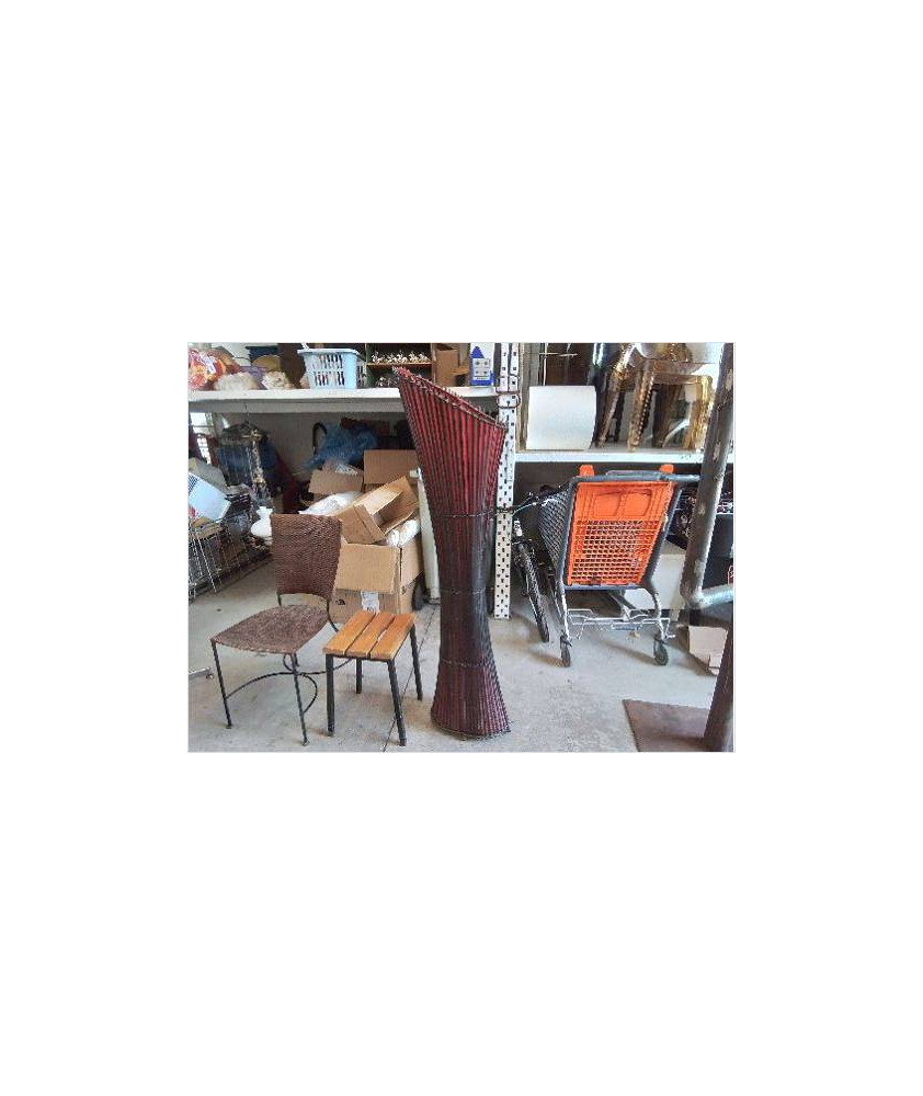 LAMPE DE SALON BAMBOU RELOUKER 