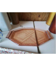 PLAT VERRE ROSE 
