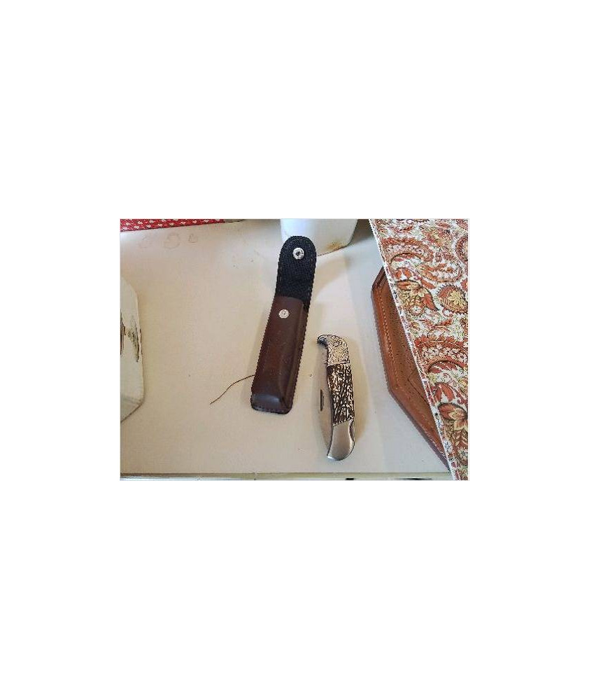 COUTEAU MOTIF AIGLE 