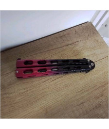 282 COUTEAU PAPILLON ROSE