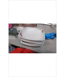 ASSIETTES CARREES X4 